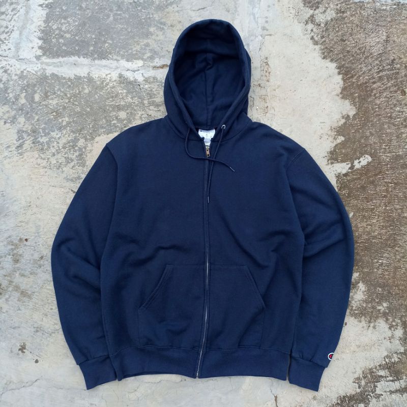 Zipper Hoodie Champion Navy Second