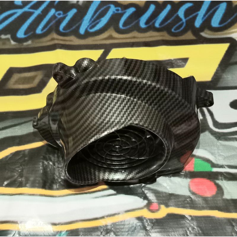 tutup kipas/cover kipas carbon beat,scoopy 2013-2014
