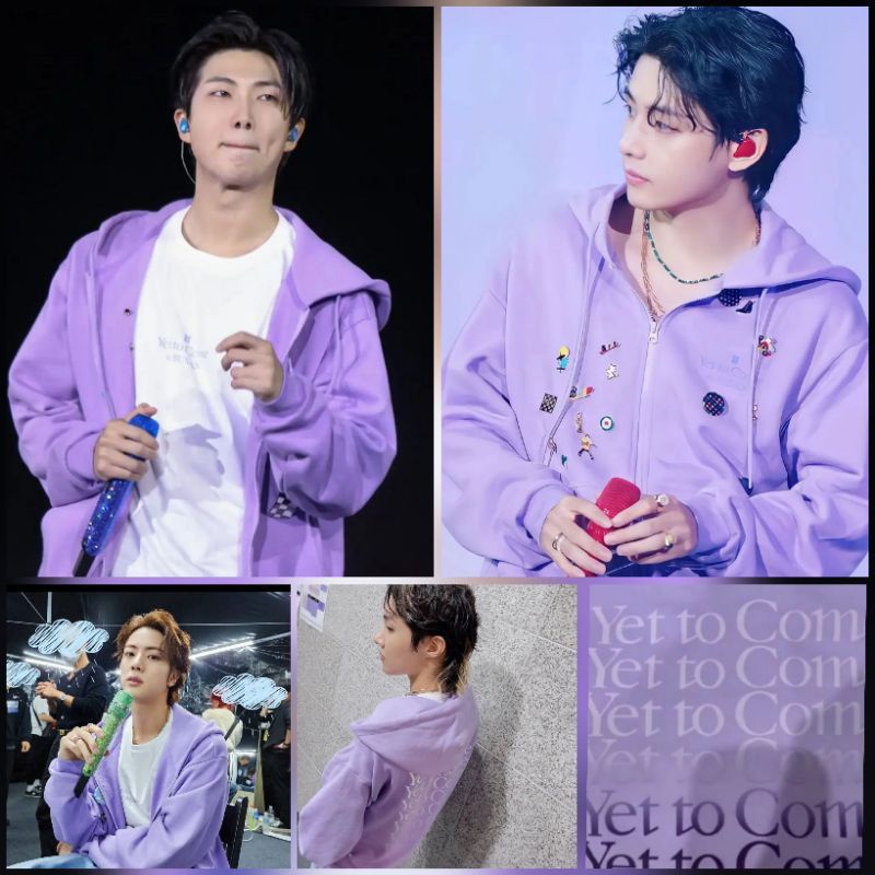 Jaket zipper  BTS "Yet Come to Busan"