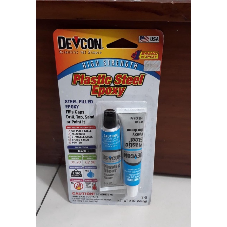 LEM BESI PLASTIC STEEL EPOXY DEVCON USA