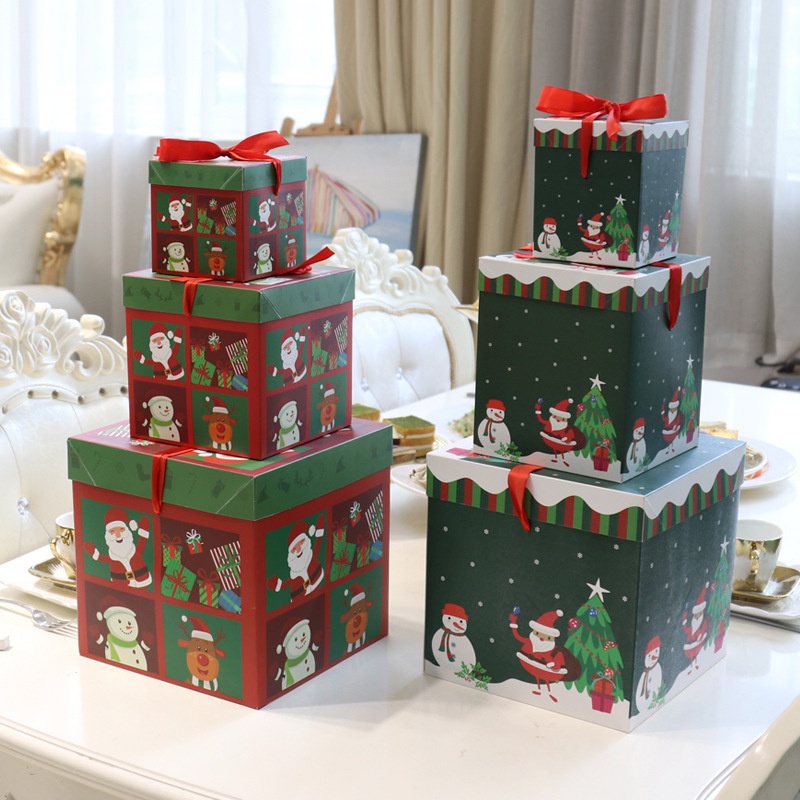 Serenity Box Hadiah Natal / Christmas Gift Box Santa Snowman - BHN01