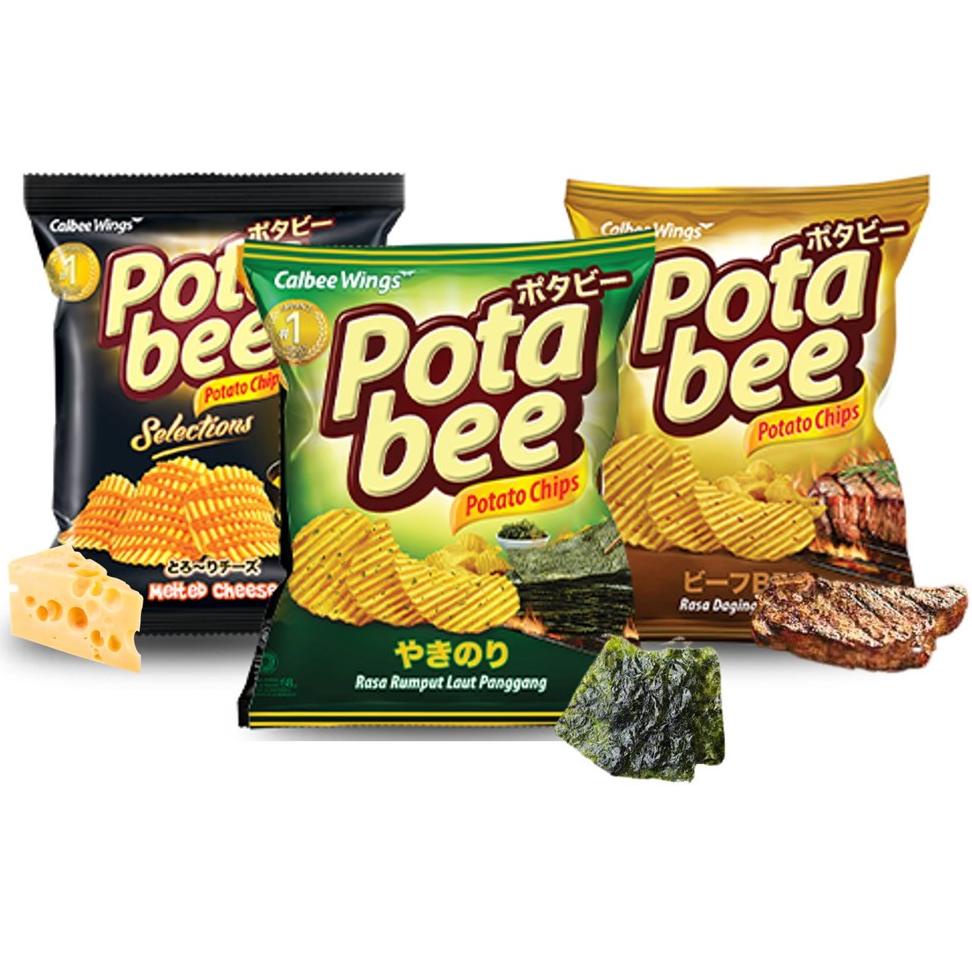 

ㅞ Potabee All Flavors (BBQ, Seaweed, Cheese) ☼