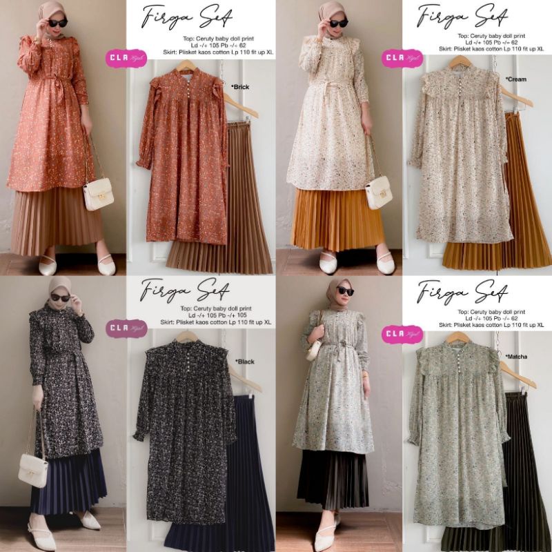KS FIRGA SET by SAVNA baju muslim fashion terbaru