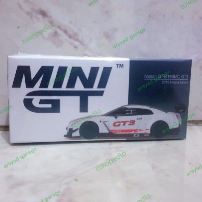 Diecast Mini GT Nissan GTR Nismo GT3 2018 presentation no 327 segel