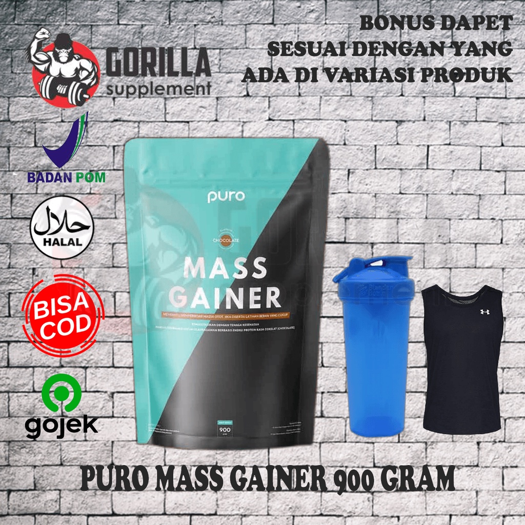 PURO Mass Gainer 2lbs 900 Gram