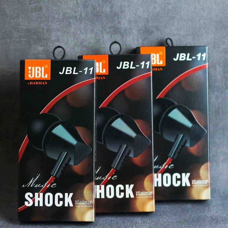 HANDSFREE SUPER MEGA BASS MUSIC SHOCK EARPHONE JBL STYLISH DESIGN BASS STEREO