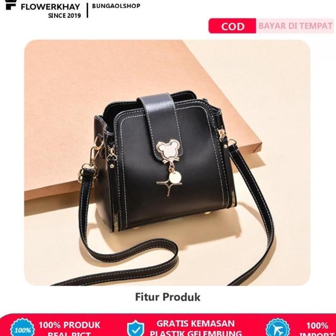 TAS WANITA TERBARU BRANDED SELEMPANG ORI TAD IMPORT KULIT ASLI BATAM SRGE68546R