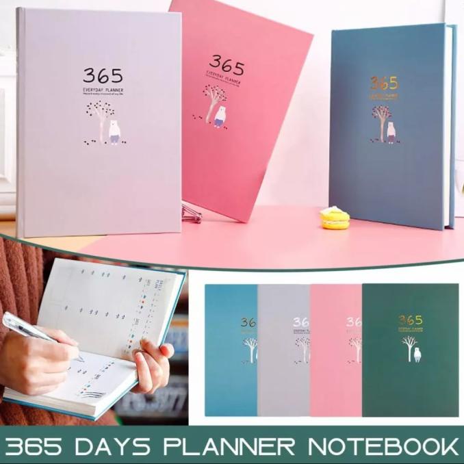 

Buku Planner 365 Hari Jurnal Daily Monthly Yearly