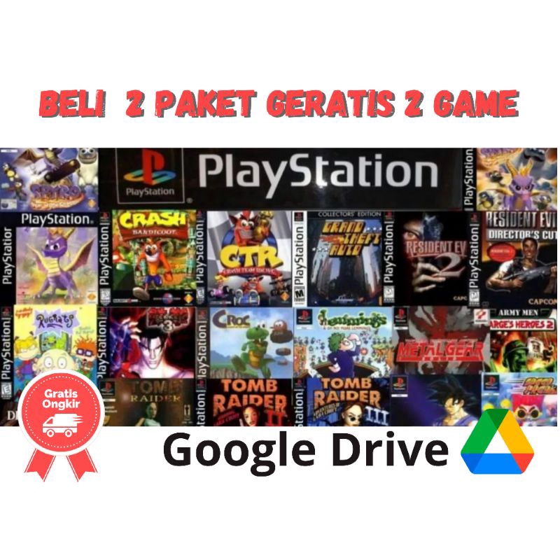 GAME PS1 ISO SIZE RINGAN 1 PAKET ISI 5 UNTUK PC/LAPTOP/ANDROID
