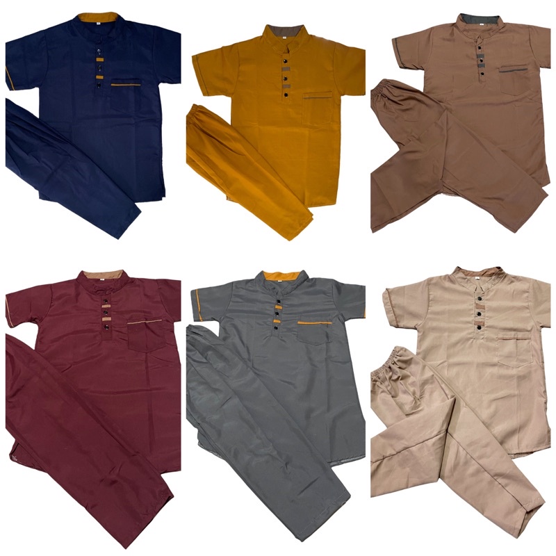 KOKO KURTA ANAK KANCING USIA 1-10 TAHUN-1