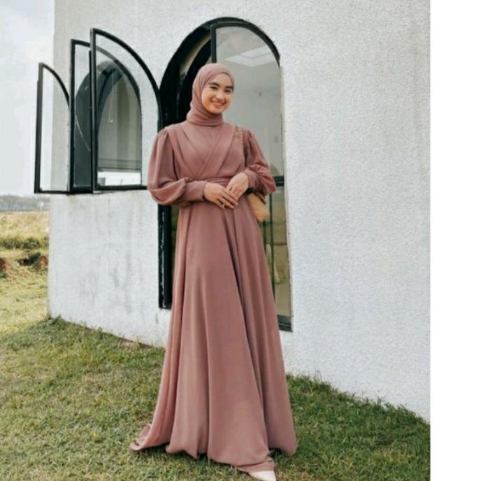 Baru 경 Gaudy maxi gamis cerutty babydoll//theressa dress //gamis muslim//baju kondangan dewasa//gami