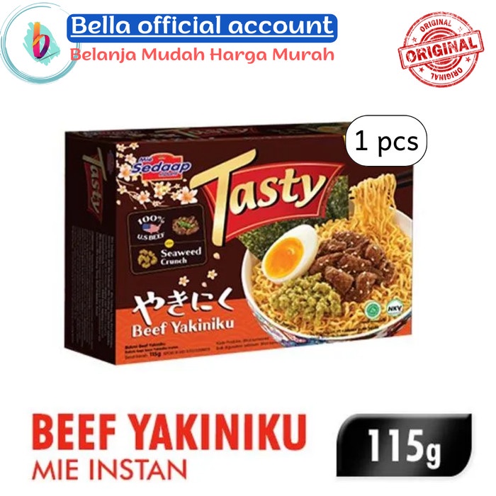 

SEDAAP TASTY Mie Instan Beef Yakiniku 115 gr