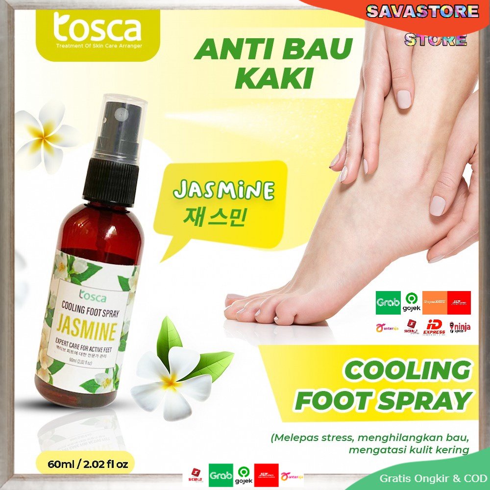 TOSCA COOLING FOOT SPRAY PENGHILANG BAU KAKI - FOOT SPRAY - DEODORANT KAKI PENGHILANG BAU KAKI