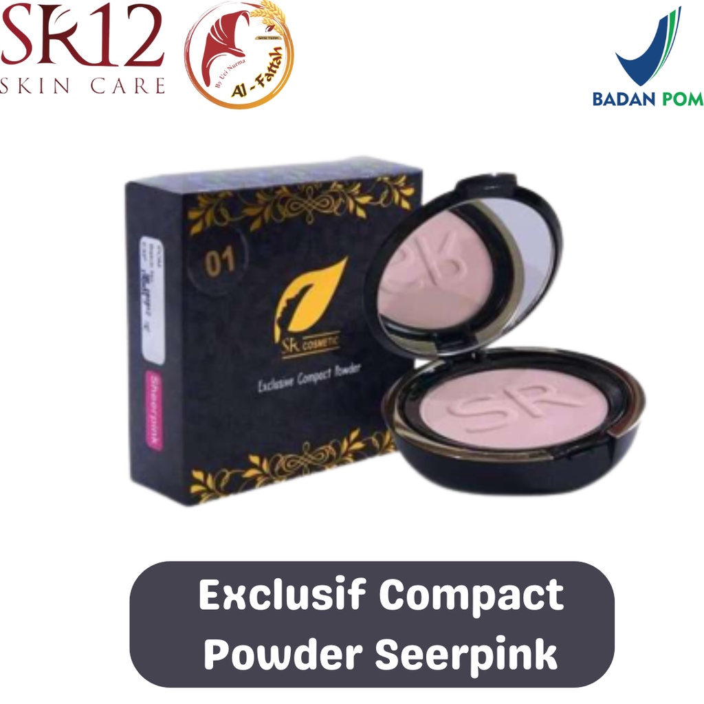 Exclusive Compact Powder Sr12 Bedak Padat Bedak Bpom Sheer Pink