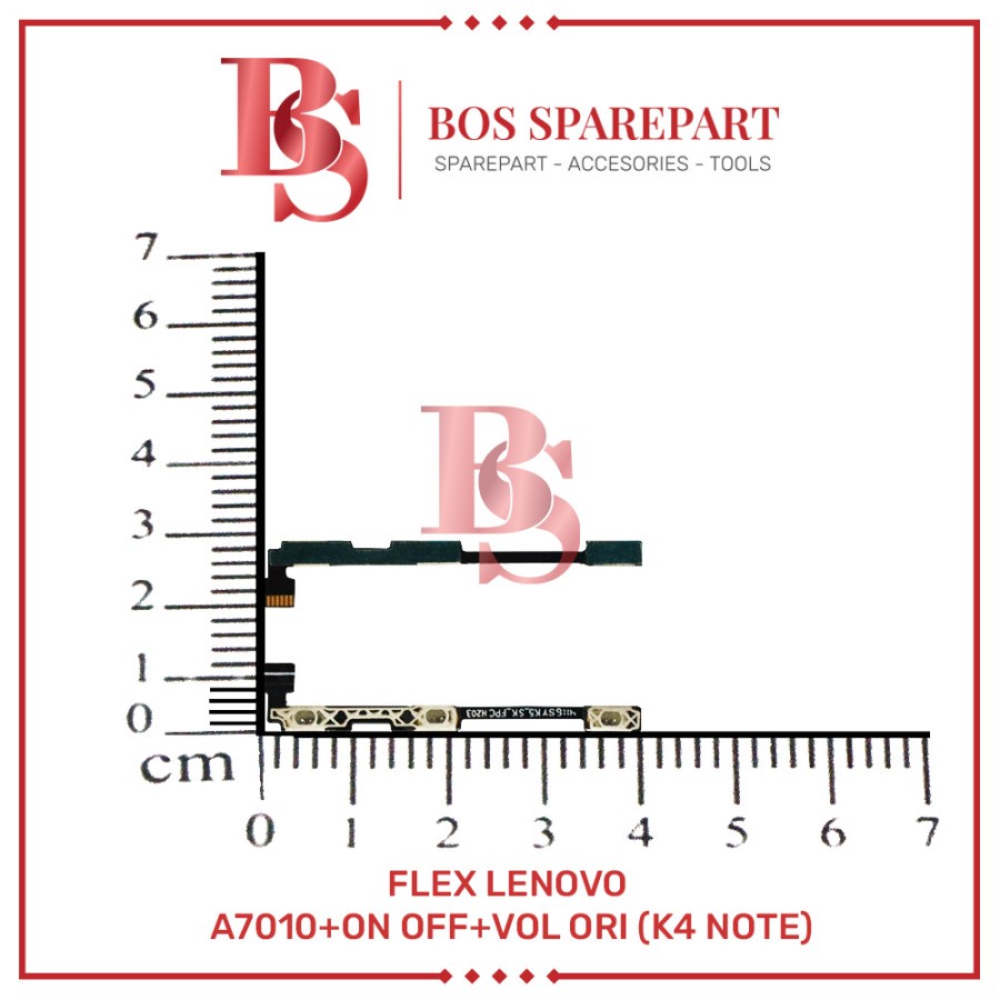 FLEXIBEL ON OFF LENOVO A7010 (K4 NOTE)