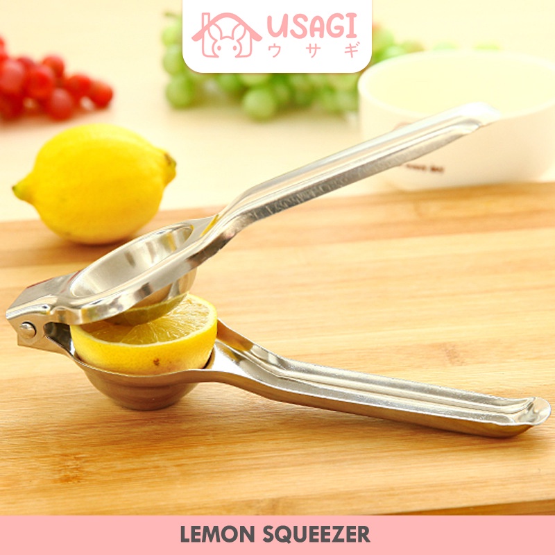 Usagi Official - Lemon Squeezer Alat Pemeras Perasan Peresan Peras Jeruk Nipis Lemon Buah Stainless 