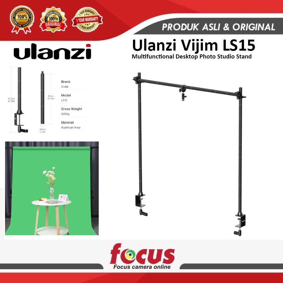 Ulanzi Vijim LS15 Multifunctional Desktop Photo Studio Stand