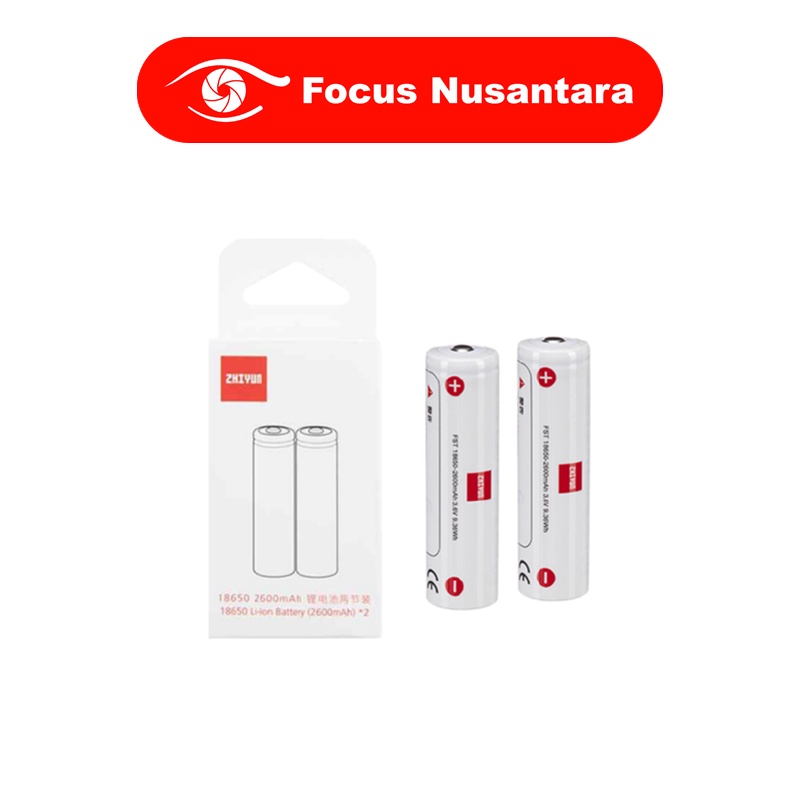 ZHIYUN Battery 18650 2600mAH (2 Pcs) for Crane/Weebill Lab