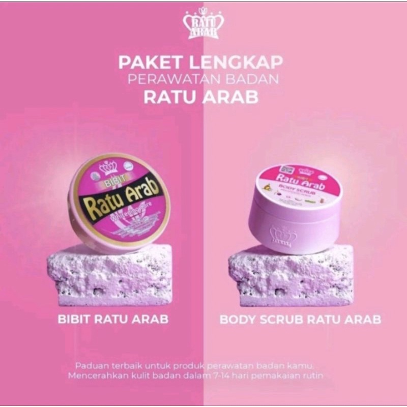Lotion Ratu arab dan Lulur ratu arab