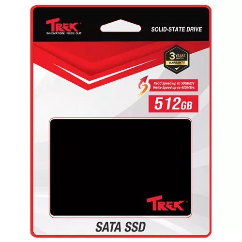 SSD TREK 512GB Sata III Speed Up to 500Mbps