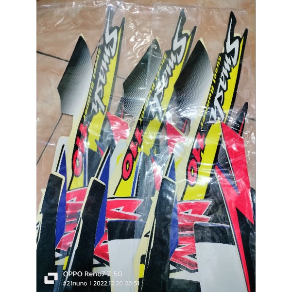 sticker striping smash 2005 hitam