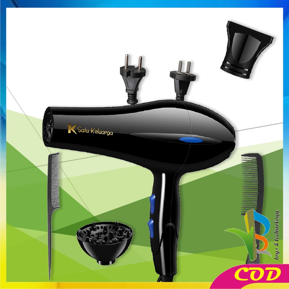 RB-K90 Hair Dryer 6in1 Pengering Rambut Wanita / Styles Kecantikan Rambut / Hairdrayer Penata Rambut Portable