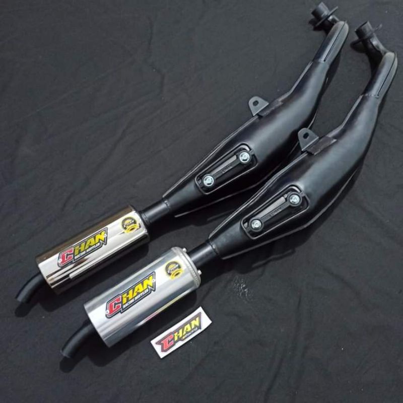 Knalpot Chan racing perut press