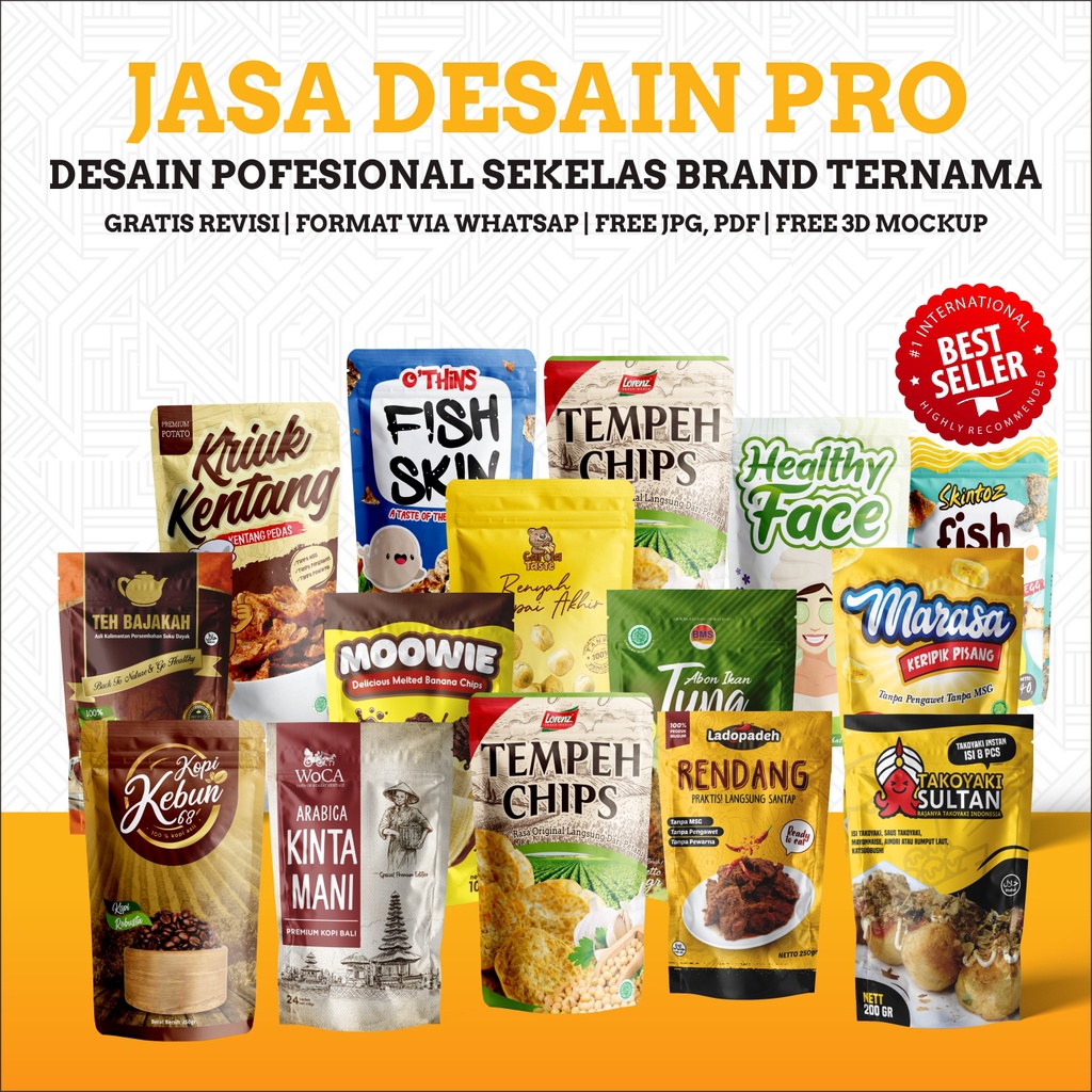 Desain Kemasan Snack Desain Kemasan Standing Pouch Jasa Desain Hot Sex Picture 8205