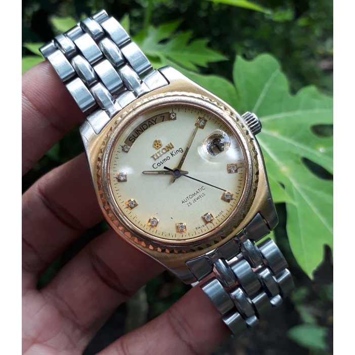Jam Tangan Titoni Cosmo King President 777 Automatic All Original Rare