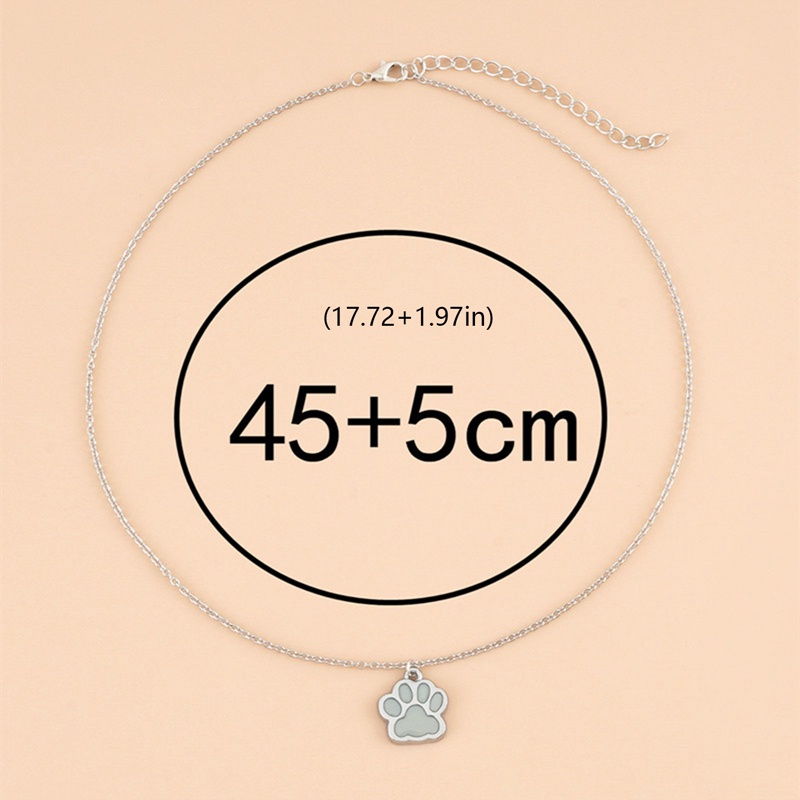 Kalung Luminous Baru Dog Lovers The Cat Dog Paw Kalung Kaki Beruang GLOW In The DARK Night Luminous Untuk YOURS