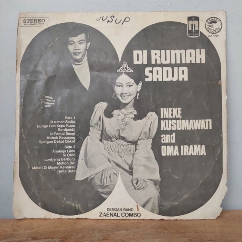 Piringan Hitam 12 inch Vinyl Oma Irama Rhoma Irama Di Rumah Sadja