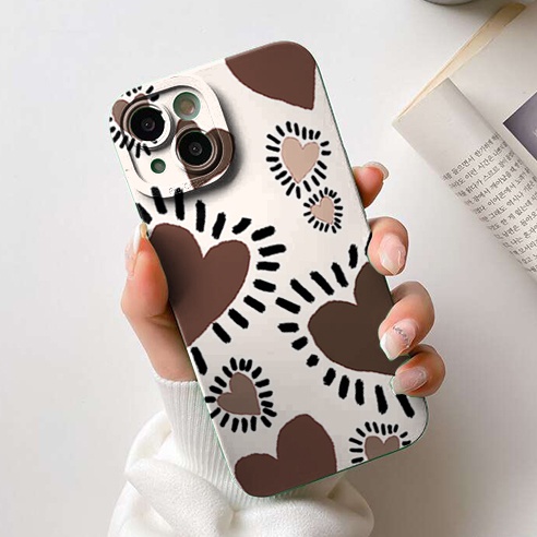 CASE MACARON PRO CAMERA CASE ''LOVE PATTERN'' FOR ALL TYPE HP BISA COD