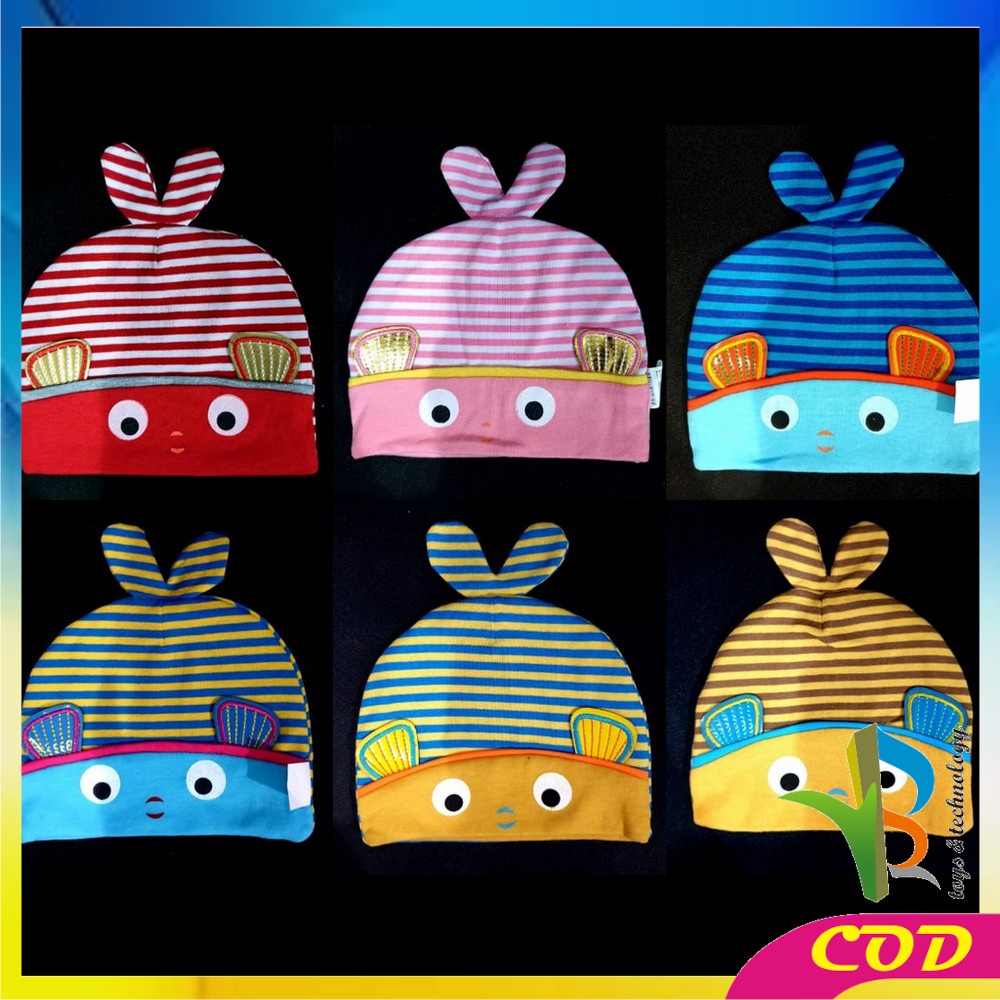 RB-P17-25 Topi Kupluk Anak Karakter Kucing | Bear / Topi Rajut Bayi Korea / Topi Anak Laki &amp; Perempu