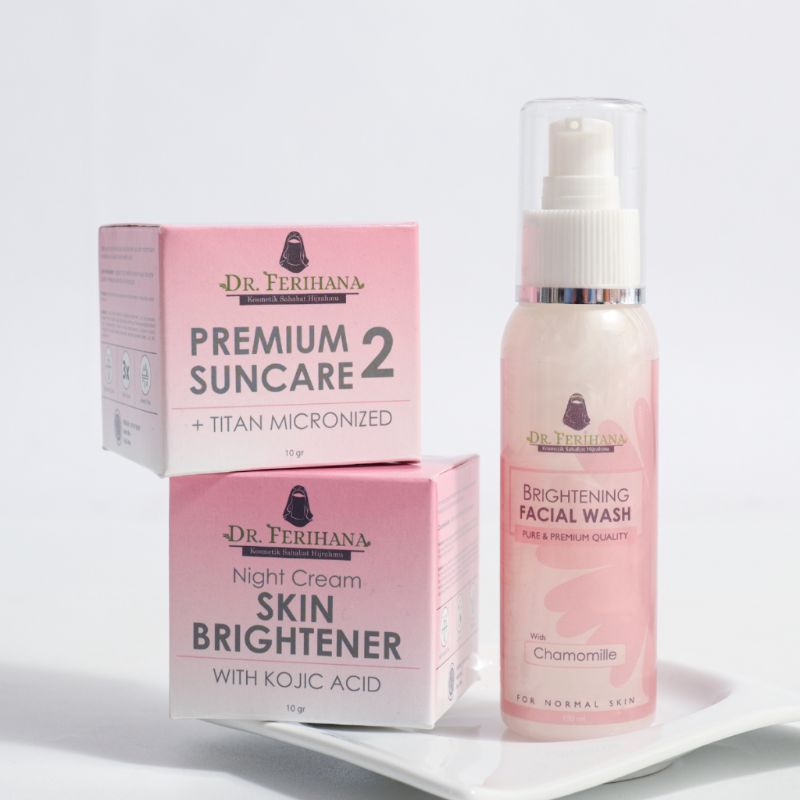 Paket Skincare Ekonomis Brightening by dr. Ferihana Cosmetics