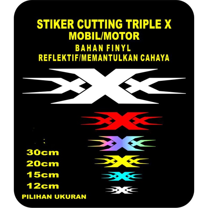 stiker trple x