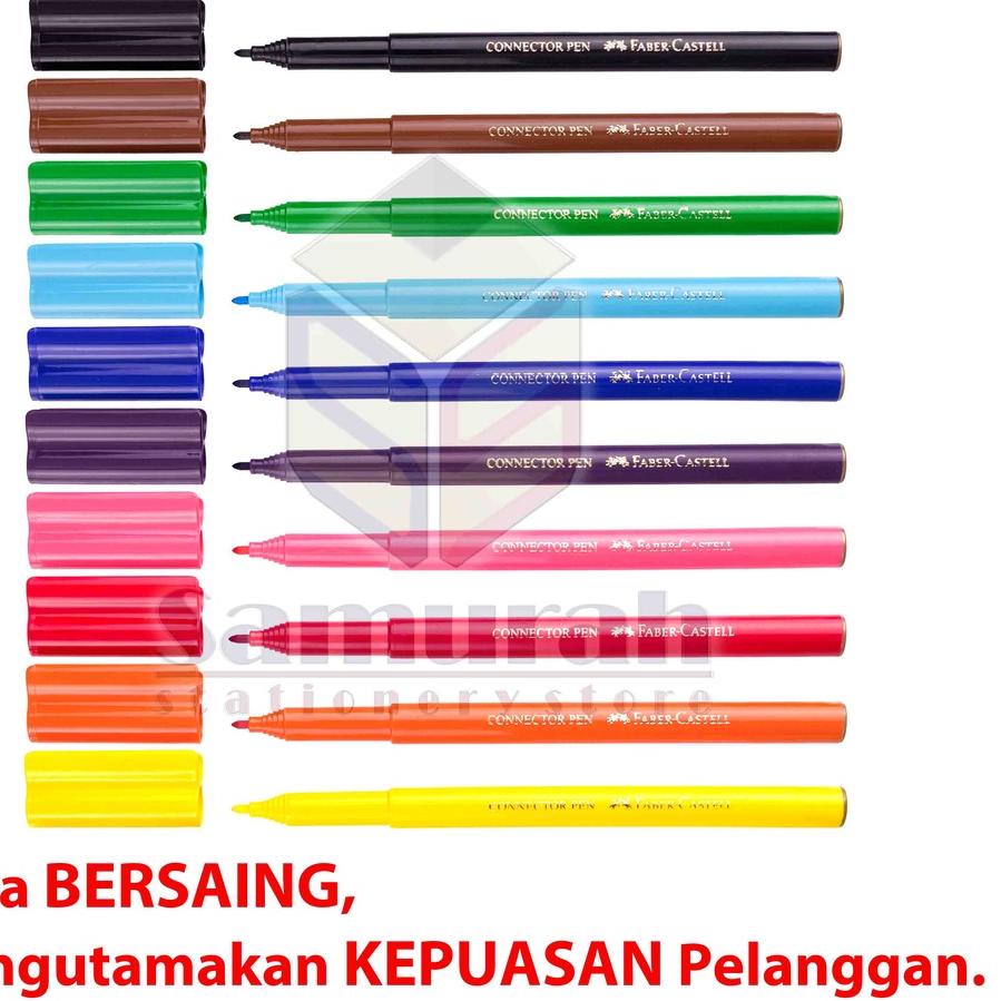 

Lagi Trend Connector Pens Faber Castell 10 Colours / Spidol Warna Set Kemasan isi 10 Warna / Pen Mewarnai Sambung TR6,,,