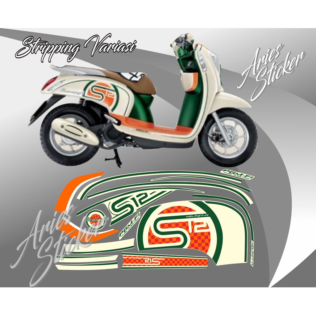 LIS STRIPING THAILAND SCOOPY 2012 S12