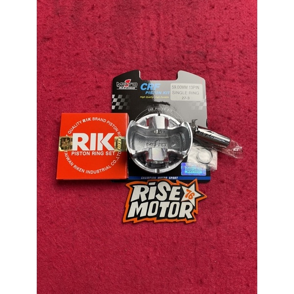 PISTON MOTO 1 59 PEN 13 SINGLE RING CRF CASTING TAIWAN