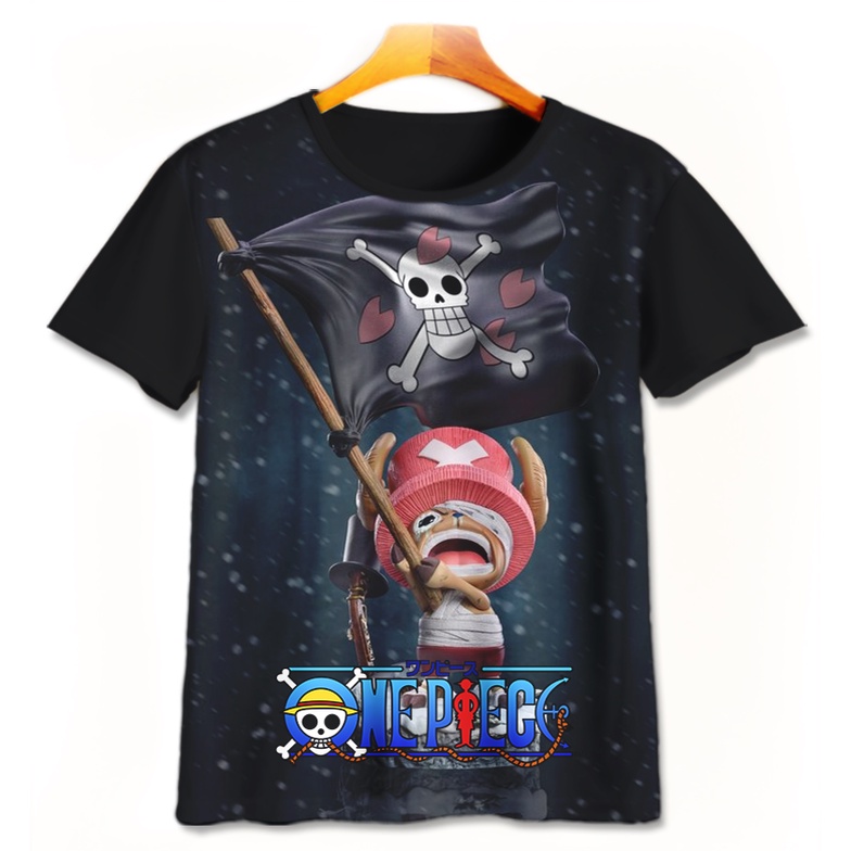 Kaos 3D Anak | Baju Printing | Kaos 3D - Kaos Anime One Piece Karakter Tony Chopper Kaos Printing An