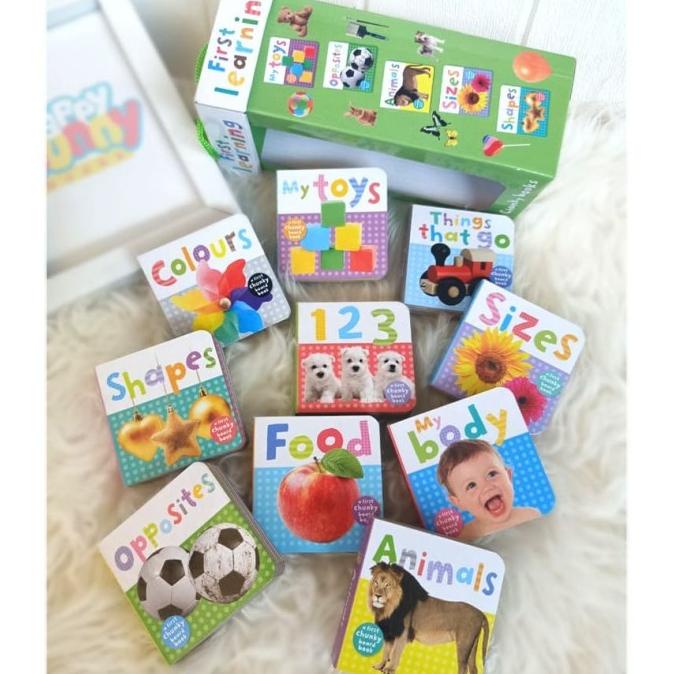 

Tower Board Books Set FIRST LEARNING (isi 10 board books)