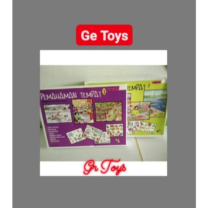 GE TOYS MAINAN BAHASA BICARA PEMAHAMAN TEMPAT 1 DAN 2