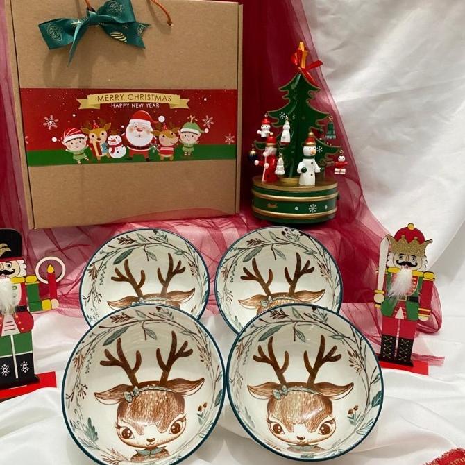 

DIJUAL HAMPERS NATAL 4IN1 SET JAPANESE RICE BOWL PARCEL NATAL HADIAH H64654GRT