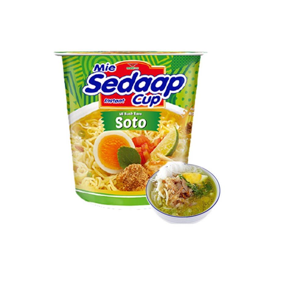 

⇇ SEDAAP Mie Instan Cup Soto 81 GR く