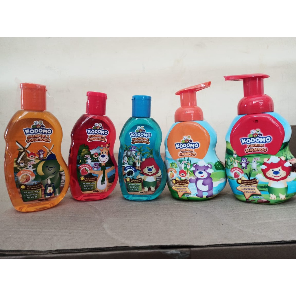 Kodomo foaming Shampo 250ml shampo &amp; conditioner 200ml