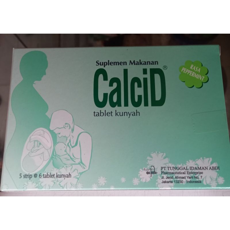 Calcid Tablet Kunyah Vitamin D Ibu hamil dan menyusui