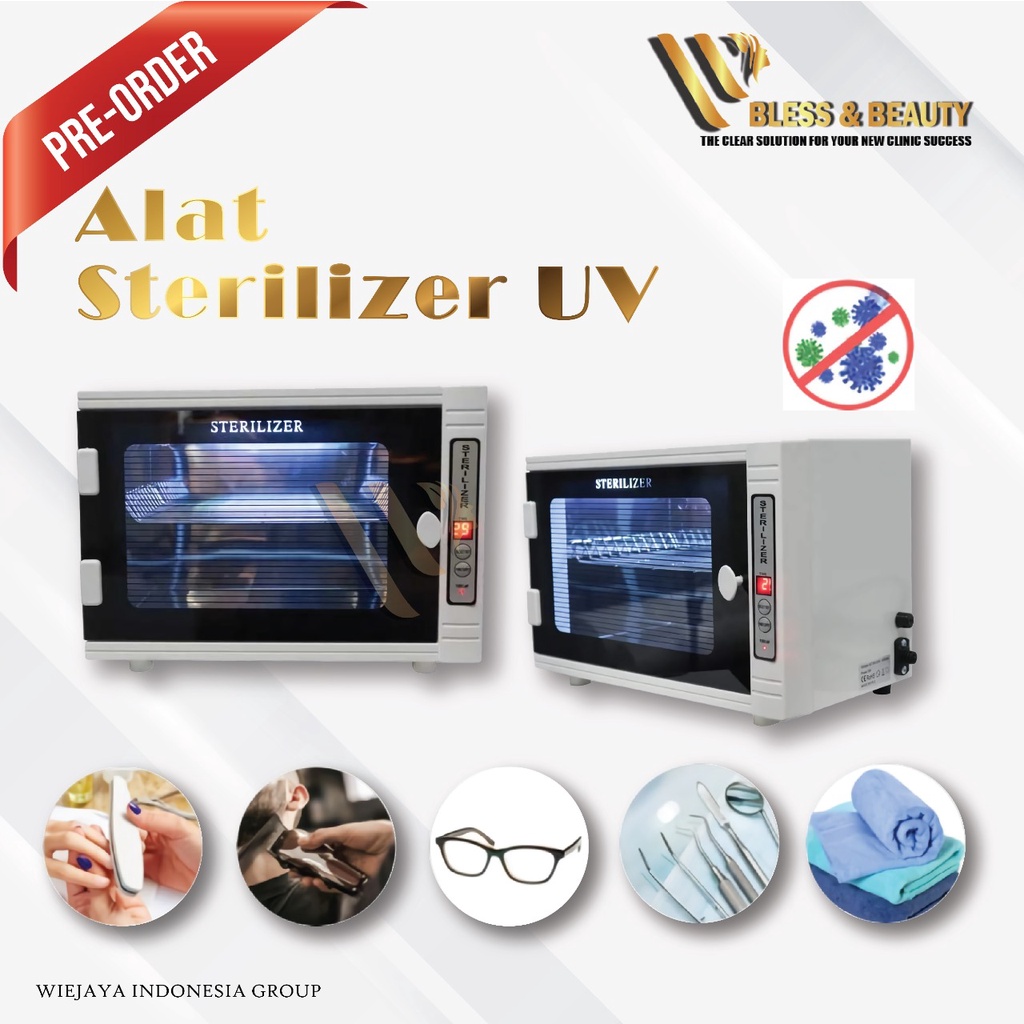 Alat sterilizer Box uv sterilizer box alat steril alat salon medicure alat rumah tangga