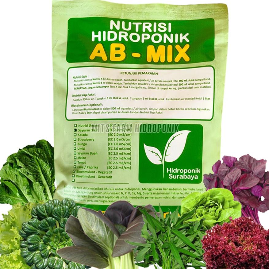 Pupuk AB Mix Sayuran Daun - Nutrisi AB MIX Hidroponik berkualitas