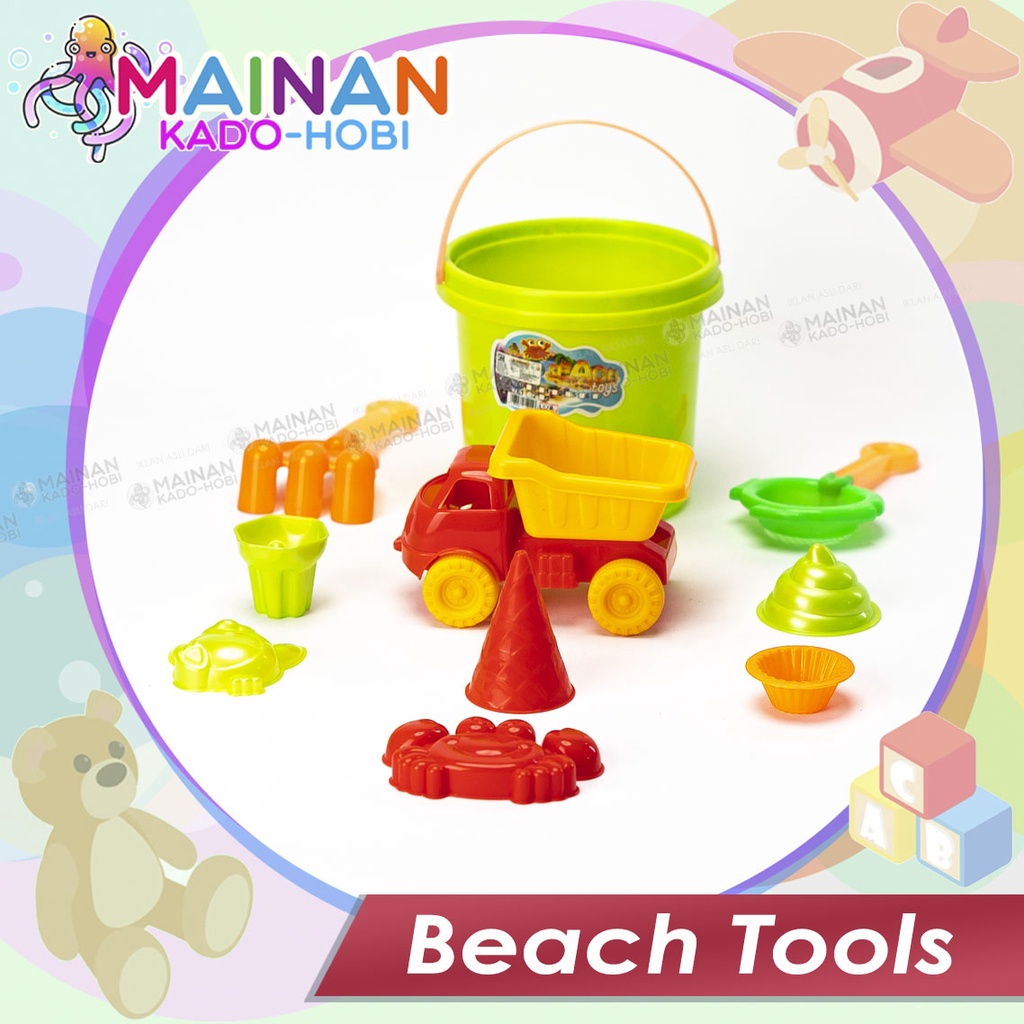 MAINAN EDUKASI ANAK UNISEX PERALATAN PANTAI PASIR BEACH TOOLS TOYS