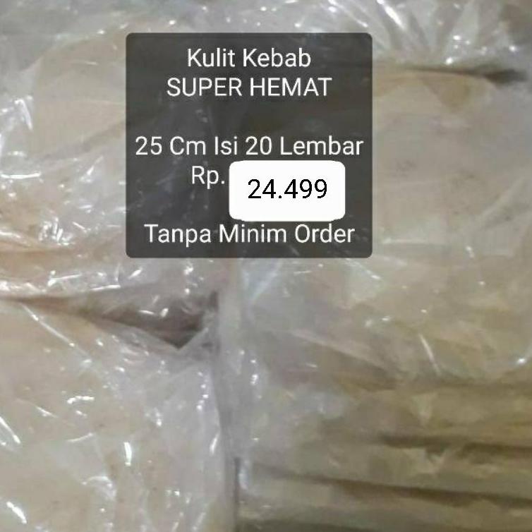 

TELAH HADIR Kulit Kebab Harga Super Hemat 25 Cm Isi 20 Lembar Tortila Enak Tortilla Top ❁ 895
