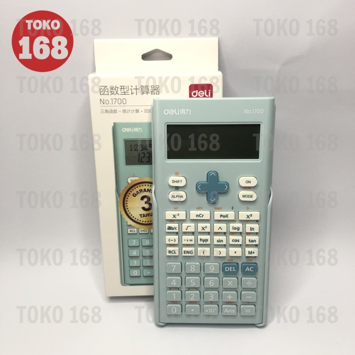 

BOOM SALE DELI Scientific Calculator/Kalkulator Ilmiah/Sekolah 1700 (PCS)